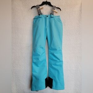 Womens SMAINING Teal Snow Bibs Size Small